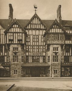 Parte do edifício Libertys Tudor na Great Marlborough Street, c1935.