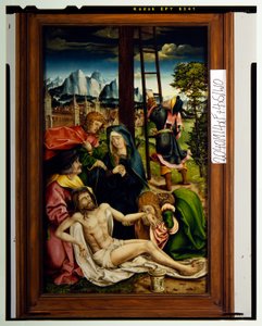A lamentação sobre o Cristo morto (painel) de Joerg the Elder Breu