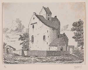 igreja de Bjernede de Johan Aagaard
