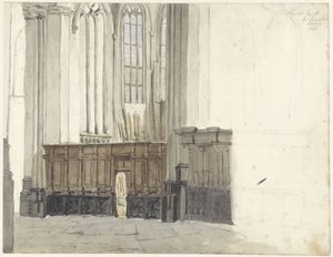 Drapenierskapel no Nieuwe Kerk em Amesterdão de Johan Adolph Rust