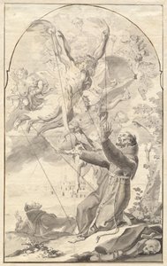 A estigmatização de São Francisco de Johan Baptist Enzensberger