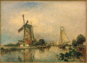 Bei Overschie de Johan Barthold Jongkind