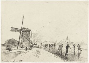 Vista de Maassluis Vue de la ville de Maaslins (Holanda) (título no objeto)