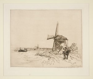 Le Chemin de Halage (O Caminho de Halage) de Johan Barthold Jongkind