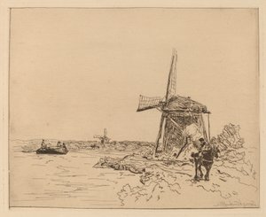 O caminho de reboque de Johan Barthold Jongkind
