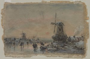 Vista de Arnheim (reto) de Johan Barthold Jongkind
