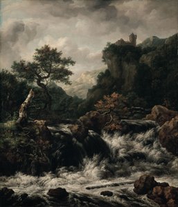 Cópia de uma paisagem de J. Ruisdael de Johan Christian Dahl