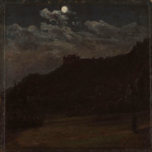 Castelo de Siebeneichen perto de Meissen de Johan Christian Dahl