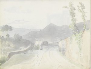 Perto de Casamicciola, Ischia de Johan Christian Dahl