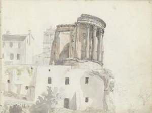 «Templo de Vesta», Tivoli de Johan Christian Dahl