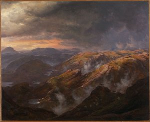 Vista do Lyshornet de Johan Christian Dahl
