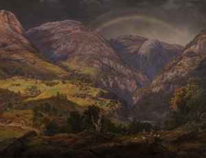 Vista de Stalheim de Johan Christian Dahl