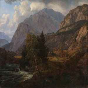 Vista de Fortundalen de Johan Christian Dahl