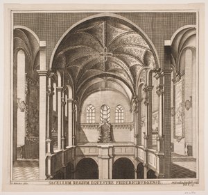 Dinamarquês: A ronda superior na Igreja do Castelo de Frederiksborg