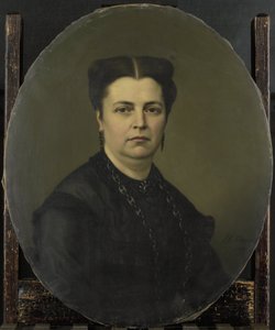 Jeanette Antoinette Pietermaat (1818-70). Esposa de Pieter Mijer de Johan Heinrich Neuman (signed by artist)