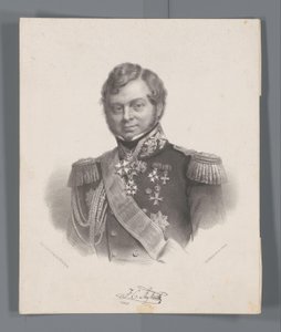 Retrato do Império Júlio Constantino de Johan Hendrik Hoffmeister