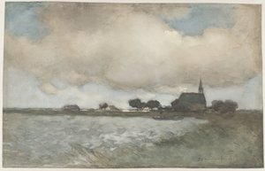 Vista da Igreja em Noordse Dorp perto de Noorden
Vista da igreja em Noordse Dorp perto de Noorden de Johan Hendrik Weissenbruch