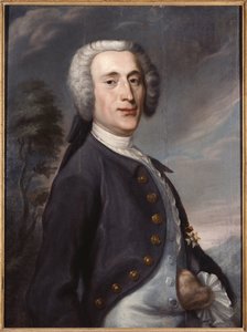 Retrato de Olof von Dalin (1708-1763), por Streng, Johan Joachim (1707-1763). Óleo sobre tela. Dimensão: 79x58 cm. Museu Nacional de Estocolmo de Johan Joachim Streng