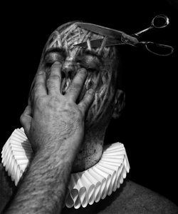 Uma morte de palhaços (serie), 2014 (arte digital fotográfica) de Johan Lilja