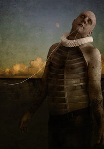 É difícil ser um homem, 2014 (arte digital fotográfica) de Johan Lilja