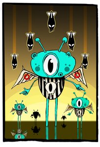 Equipa alienígena, 2012 (ilustração) de Johan Lilja