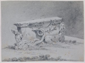 Suporte de mesa romano antigo. de Johan Mandelberg