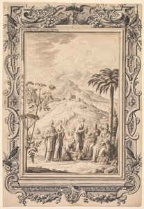 Ilustração e Design de Borda para Kupfer-Bibel (Bíblia de Cobre) de Johan Melchior Füssli
