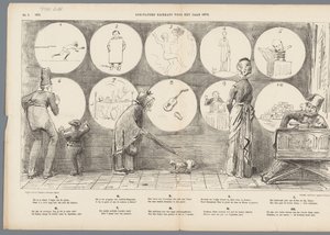 Gabinete de espectadores para o ano de 1875 (título no objeto)