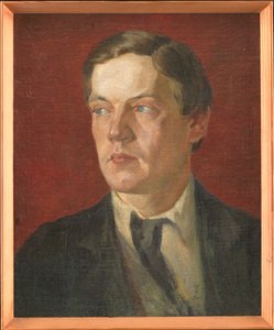 Retrato do pintor sueco Gustaf Wolmar