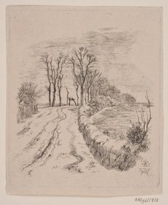 Allé por Vallø de Johan Thomas Lundbye