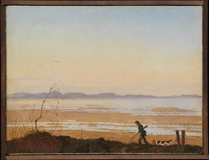 Uma noite junto ao lago Arresø de Johan Thomas Lundbye