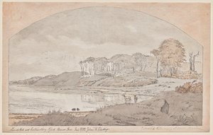 Floresta de Asnæs, baía no fiorde de Kalundborg de Johan Thomas Lundbye