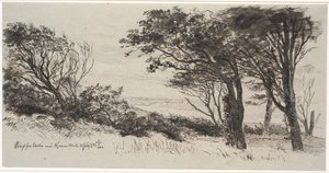 Árvores ventosas. Tempo alto de Johan Thomas Lundbye