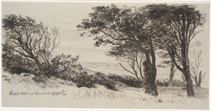Árvores ventosas. Tempo alto de Johan Thomas Lundbye
