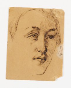 Retrato feminino de Johan Thomas Lundbye