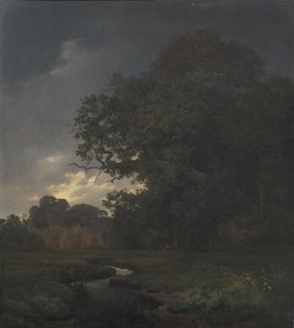 Paisagem em tempo nublado. À tardinha de Johan Thomas Lundbye
