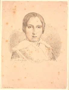 Retrato de uma jovem de Johan Thomas Lundbye