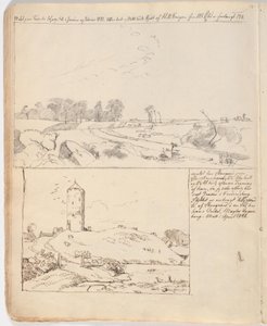 Paisagem da Zelândia, desenhada na página 16 f.o. de Johan Thomas Lundbye
