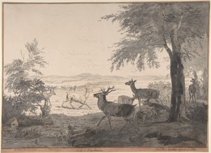 Vista de Dyrehaven de Johan Thomas Lundbye