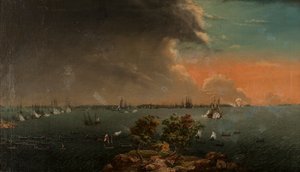 Segunda Batalha Russo-Sueca de Svensksund, em 10 de julho de 1790.