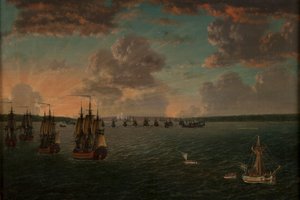 A Batalha da Baía de Vyborg, em 3 de julho de 1790, 1791.