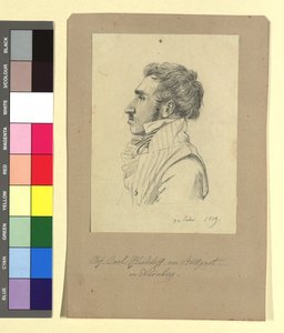 Carl Alexander von Heideloff (1789-1865), pintor, arquiteto de Johann Adam Klein