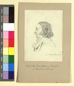 Christian Albrecht Jensen (1792-1870), pintor de Johann Adam Klein