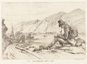 Der Landschaftmaler auf der Reise (O pintor de paisagens em turnê)