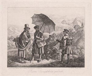 Os artistas em sua jornada, 1819.