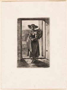 A mulher húngara que está à porta de Johann Adam Klein