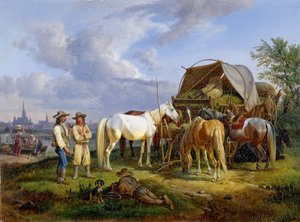 Carreteiros húngaros de Johann Adam Klein