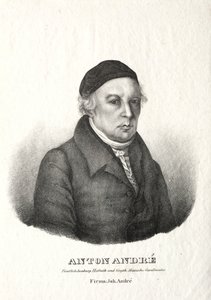Retrato de Anton André. de Johann André