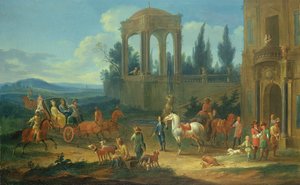 Um passeio no país (um dos dois) de Johann Andreas Graff