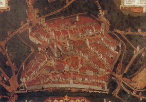 Vista da cidade de Wangen (Allgäu); Rathaus Wangen de Johann Andreas Rauch